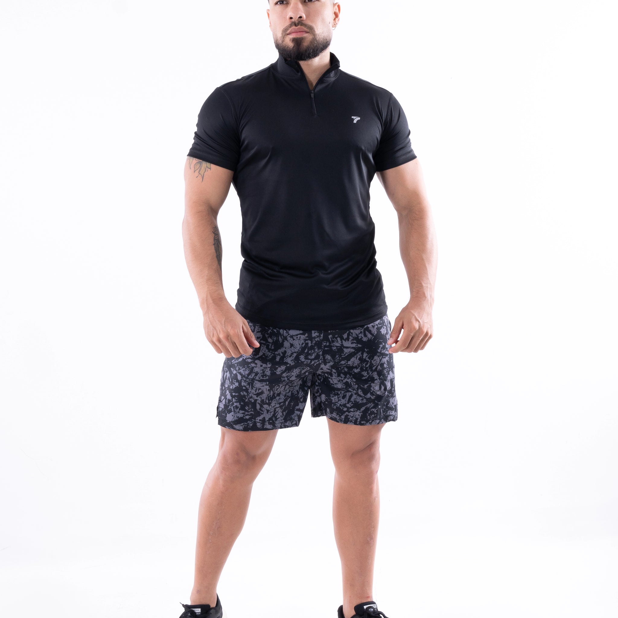 BUZO ROLLING MANGA CORTA HOMBRE - NEGRO