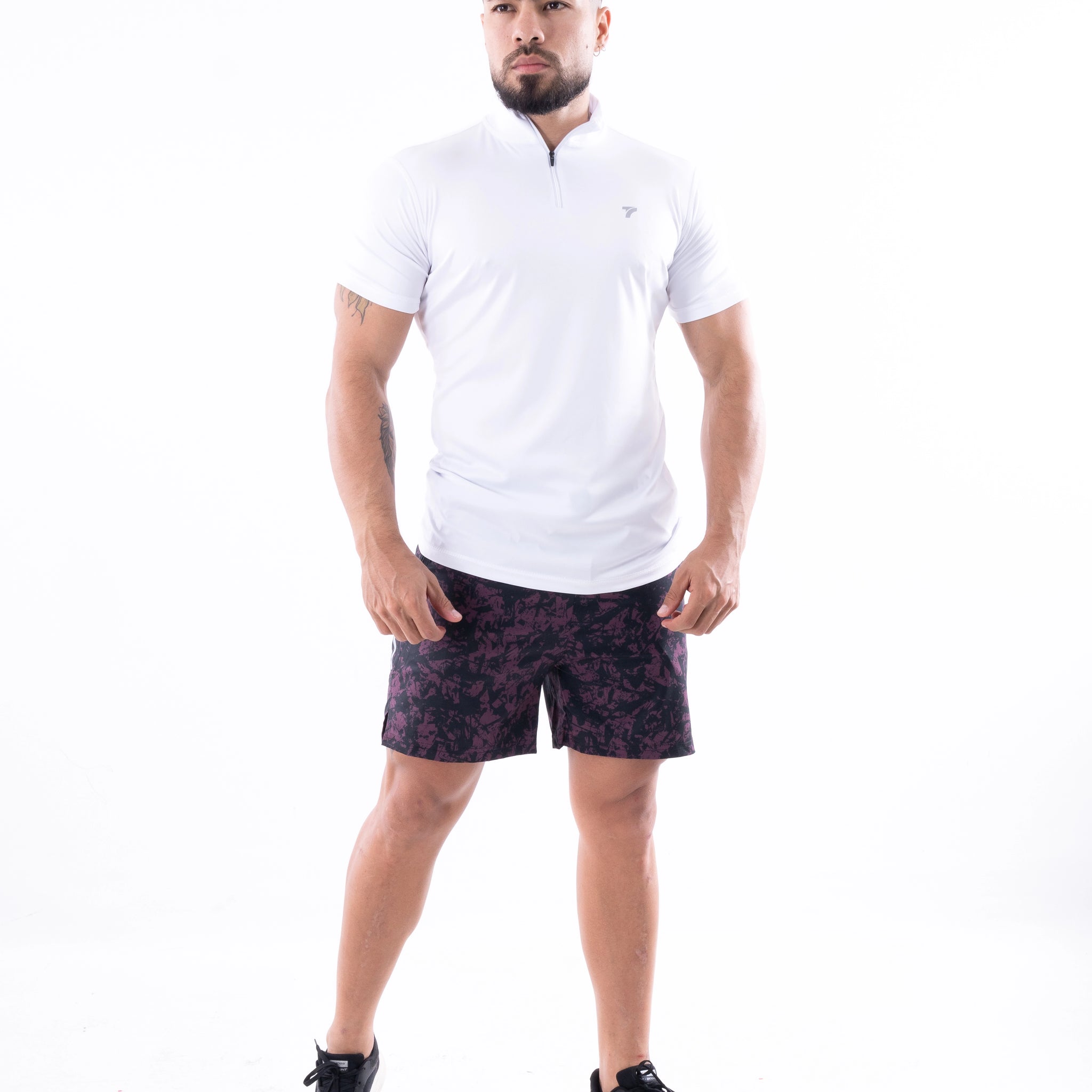BUZO ROLLING MANGA CORTA HOMBRE - BLANCO