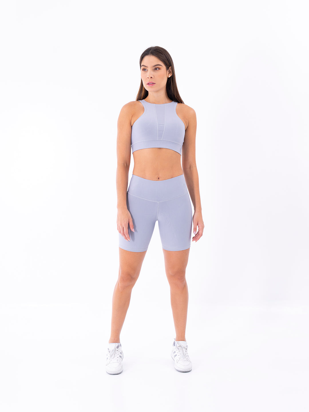 TOP STYLISH UNICOLOR - GRIS CLARO
