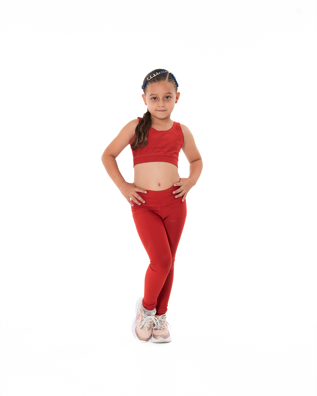 CONJUNTO TINY UNICOLOR - ROJO