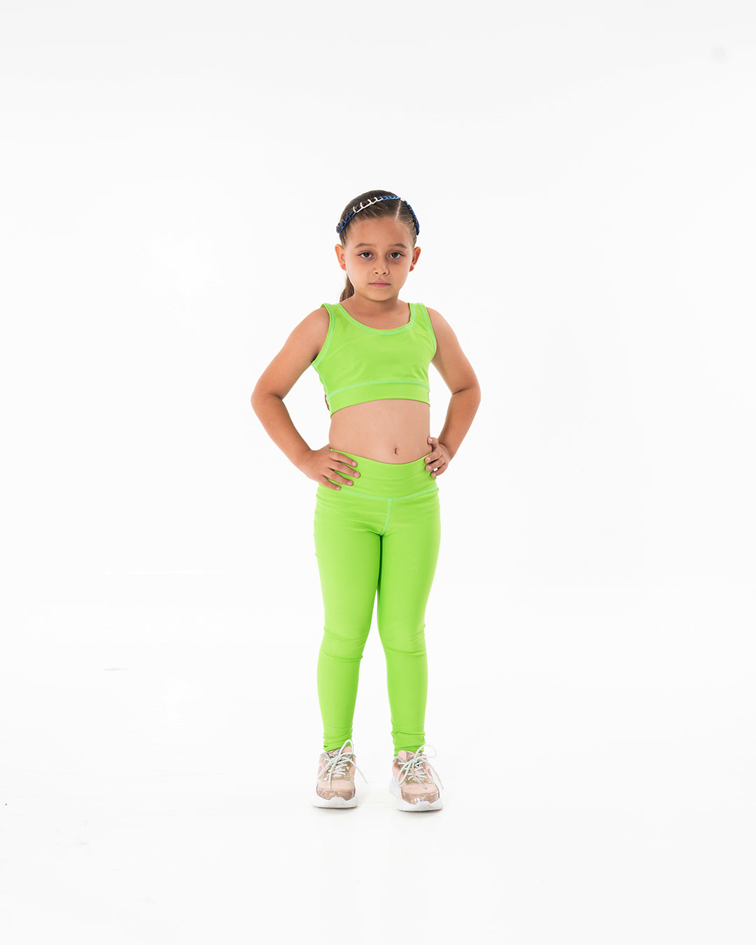 CONJUNTO TINY UNICOLOR - VERDE LIMON