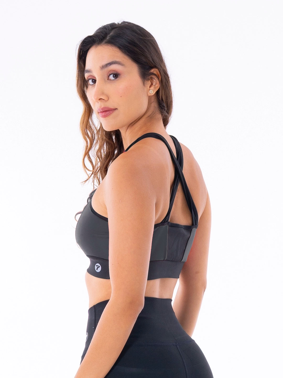 TOP GALAXY UNICOLOR- GRIS OSCURO