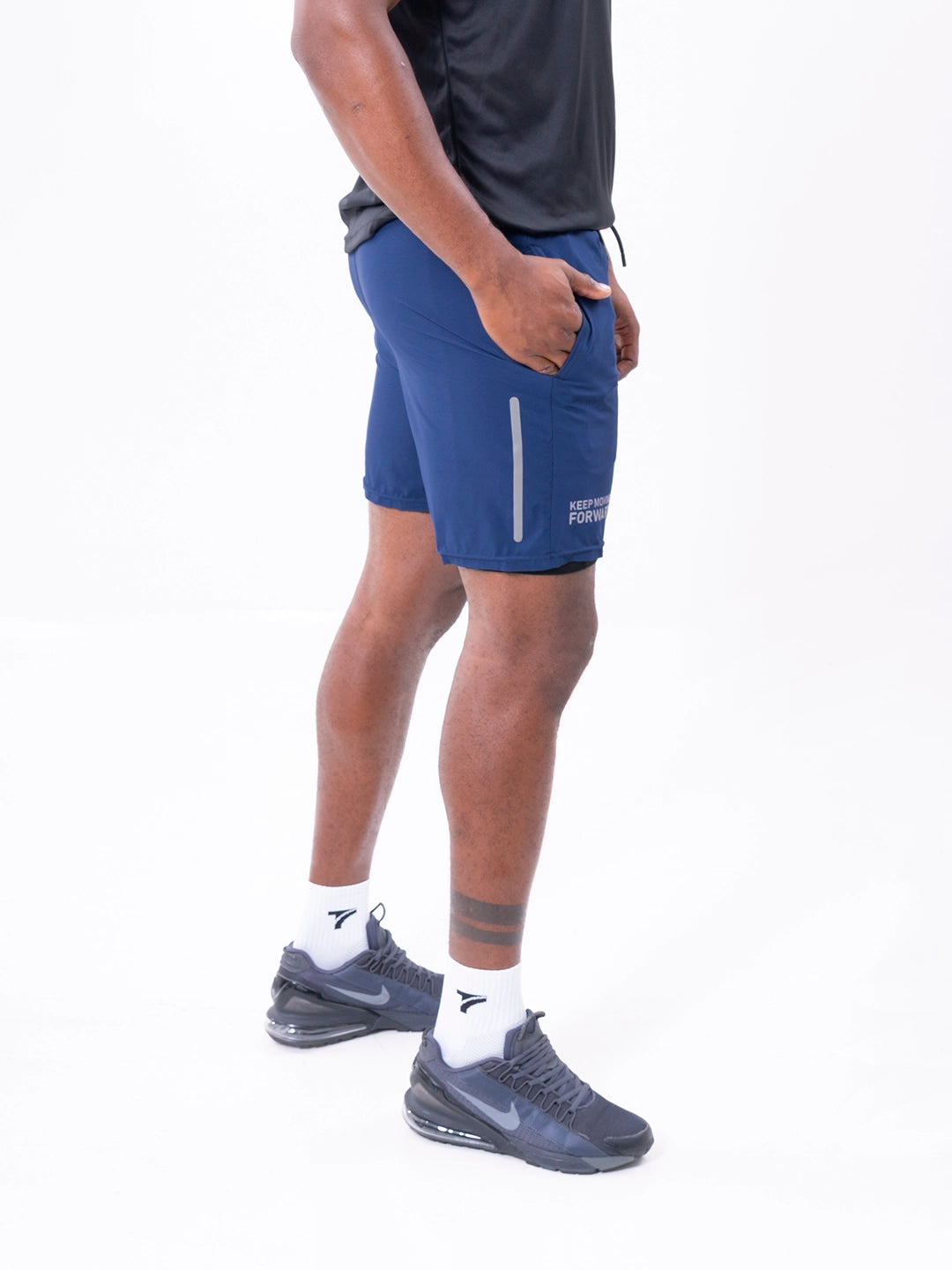 PANTALONETA NITROFIT M3 - AZUL TURQUI