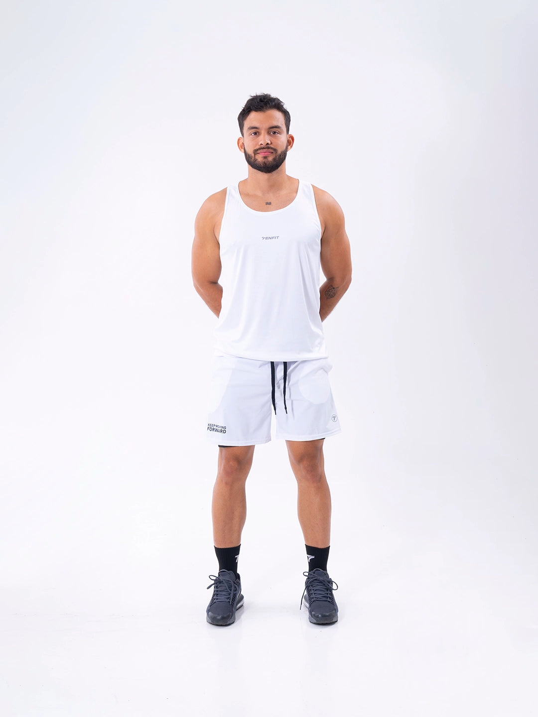PANTALONETA NITROFIT M3 - BLANCO
