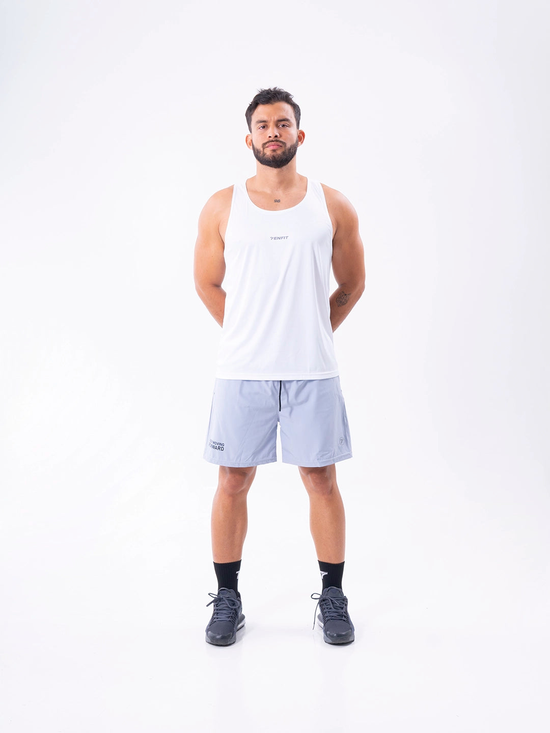 PANTALONETA NITROFIT M3 - GRIS CLARO