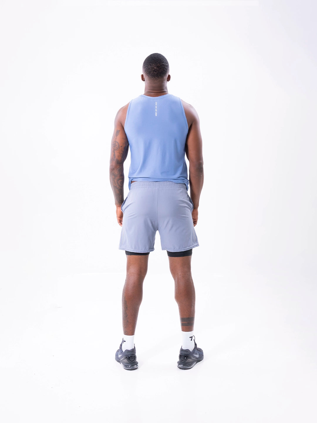 PANTALONETA NITROFIT M3 - GRIS MEDIO