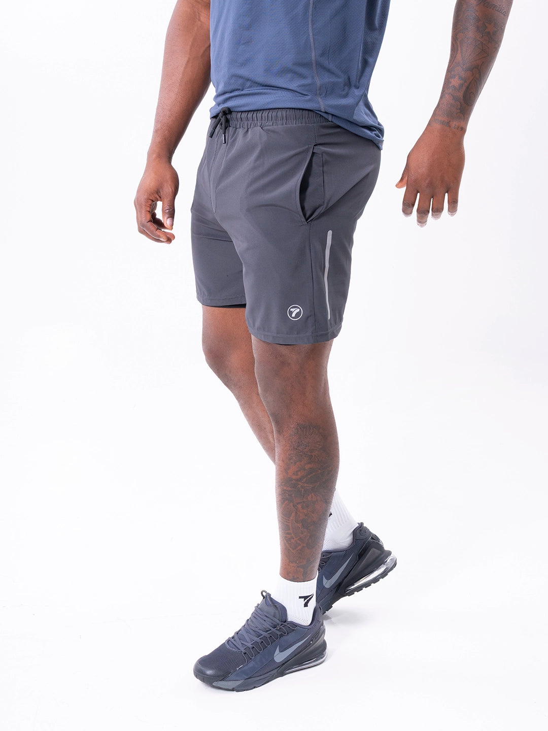 PANTALONETA NITROFIT M3 - GRIS OSCURO