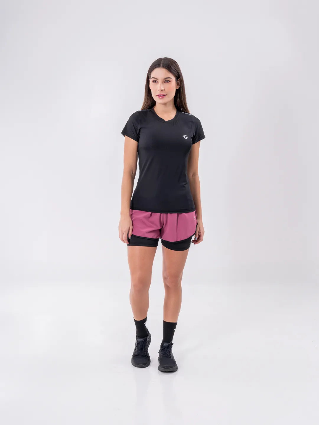 CAMISETA QUICK DRY DAMA - NEGRO