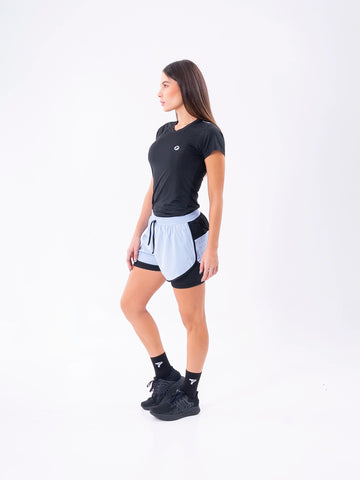 SHORT MOVING - AZUL CELESTE