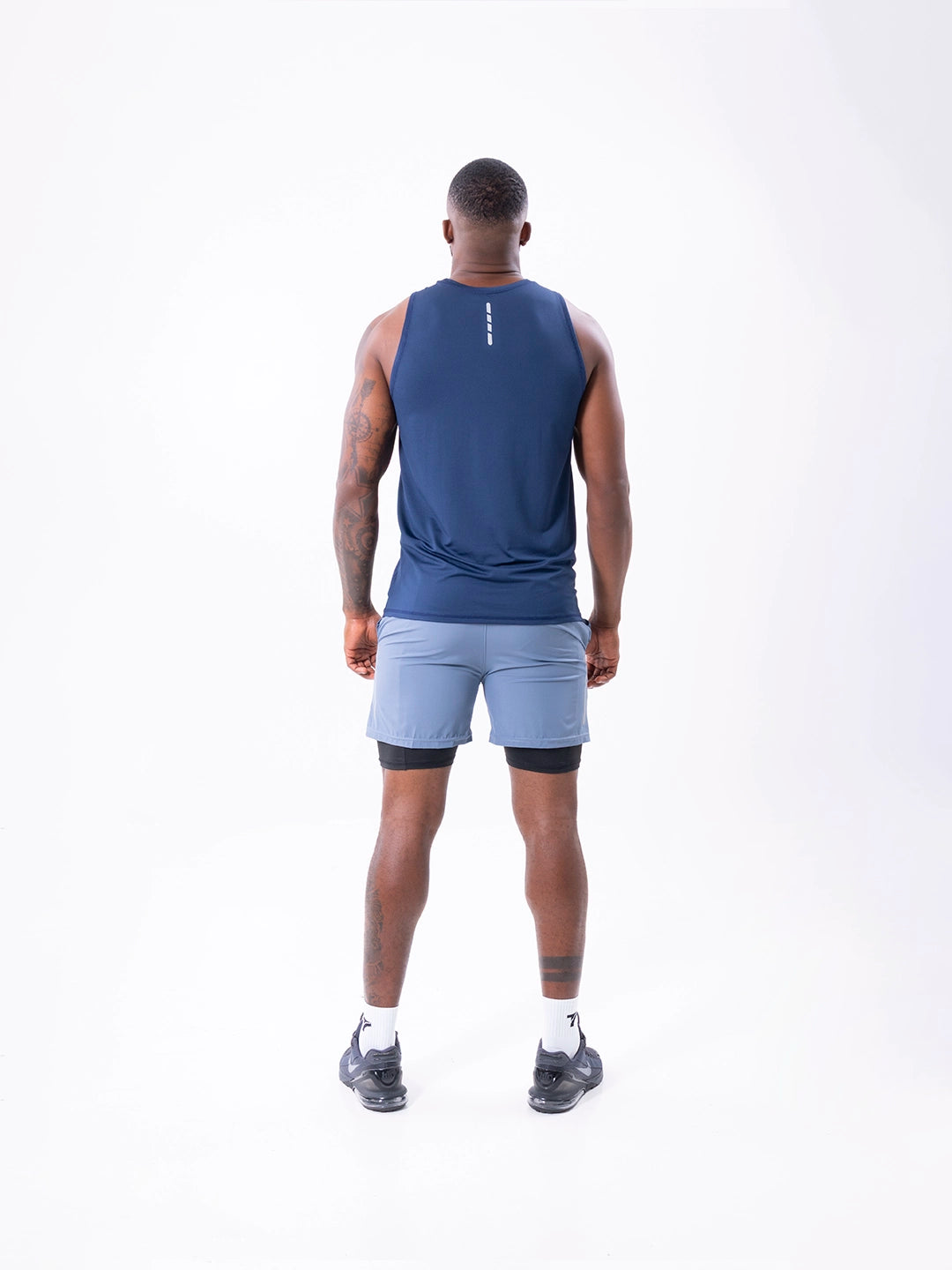 CAMISILLA RUNNING HOMBRE - AZUL TURQUI