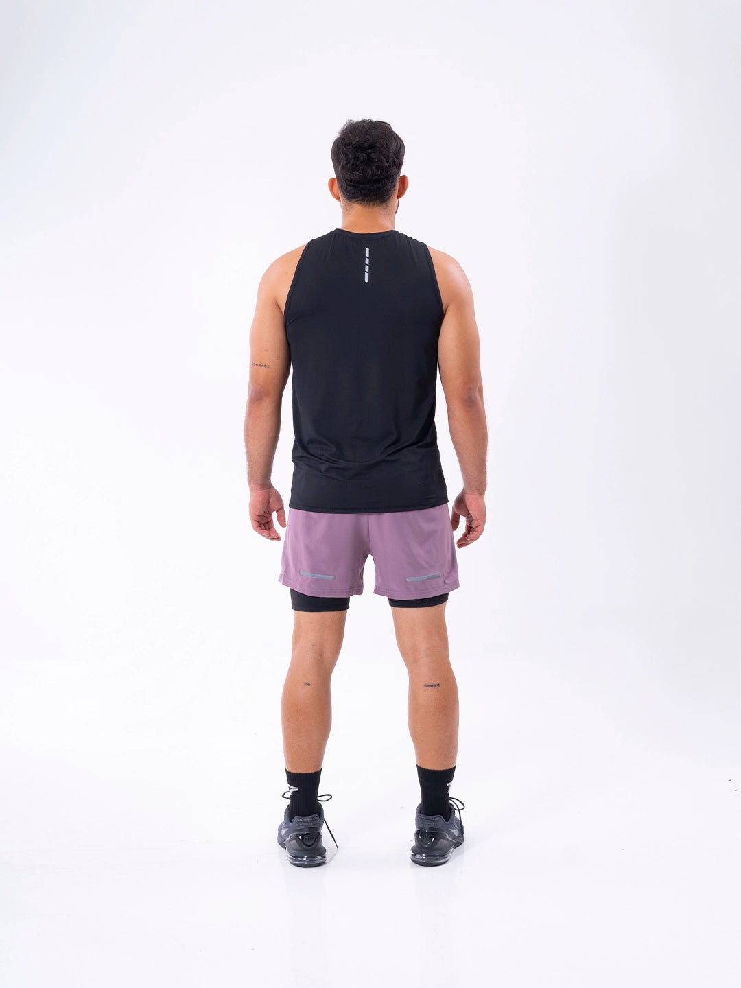 CAMISILLA RUNNING HOMBRE - NEGRO