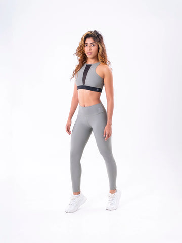 LEGGINS NYLON - VERDE OLIVA MEDIO
