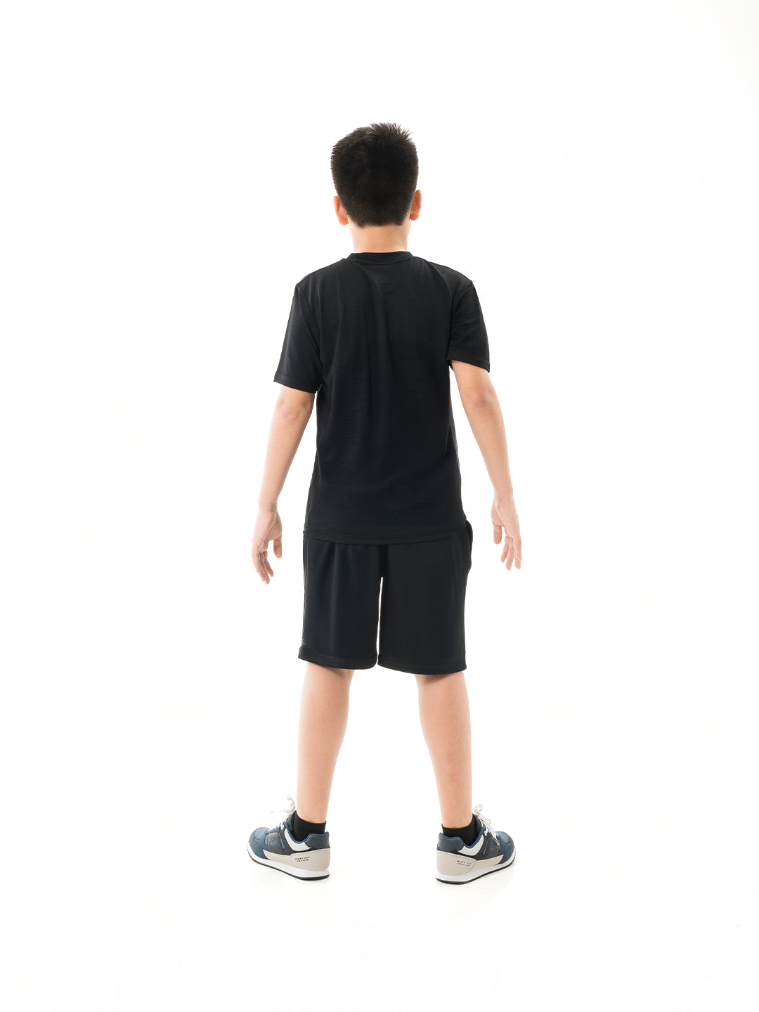 CAMISETA RUNNING JUNIOR UNICOLOR 02 - NEGRO