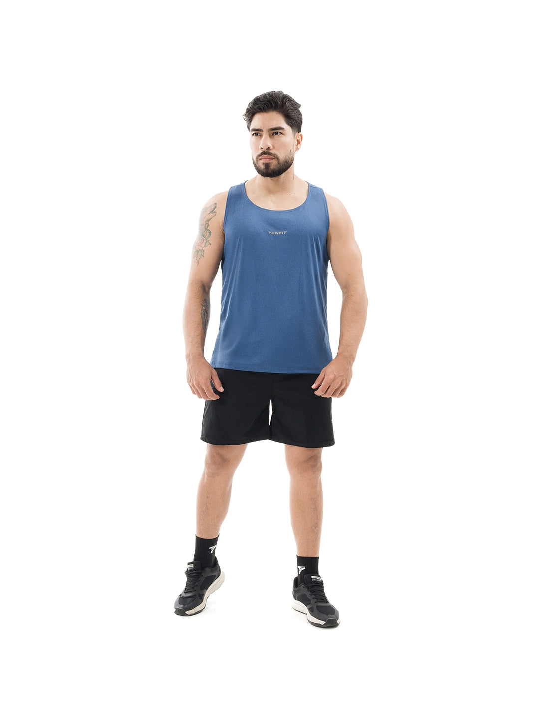 CAMISILLA VELOCITY - AZUL TURQUI JASPE