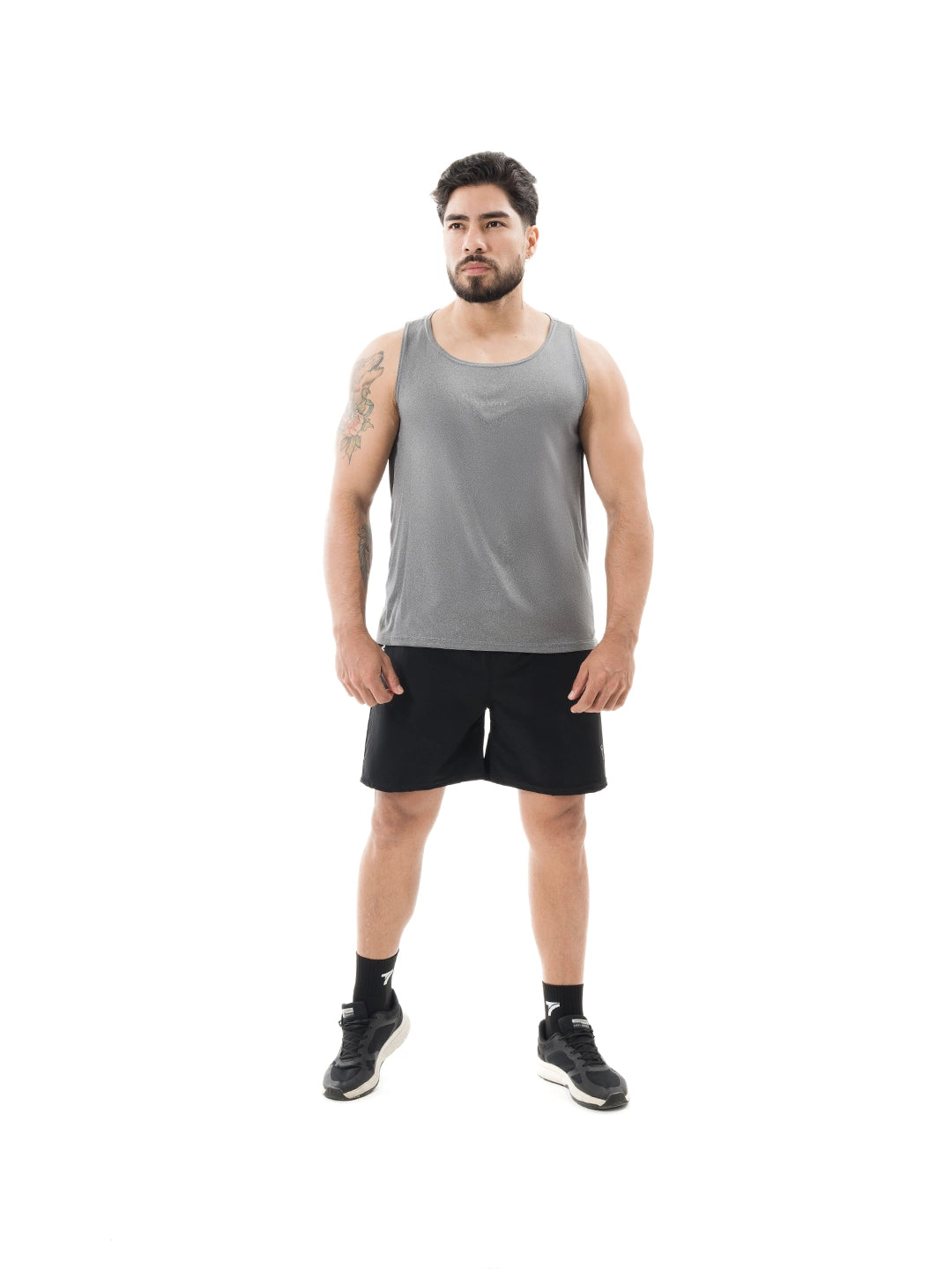 CAMISILLA VELOCITY  - GRIS JASPE