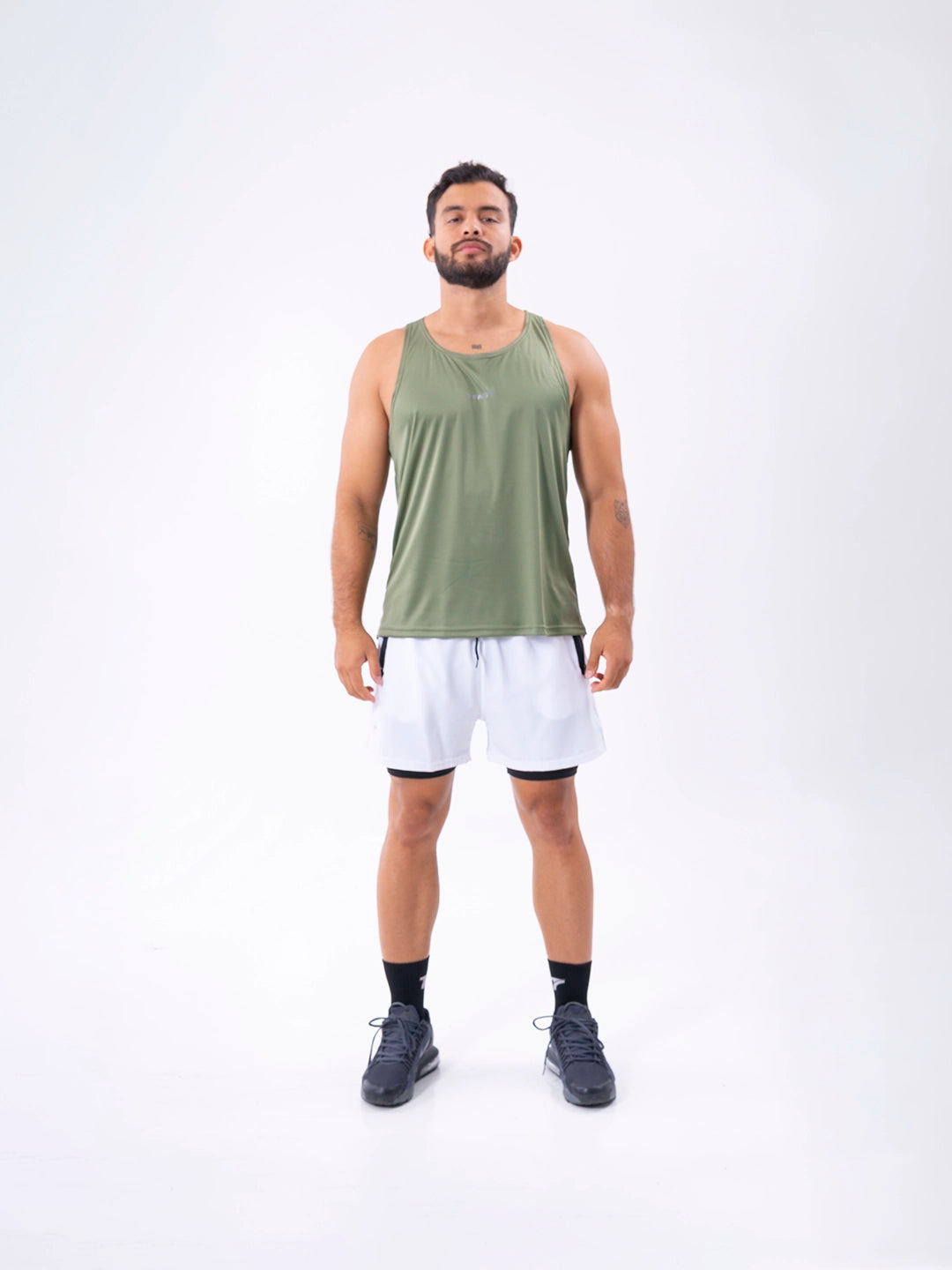 CAMISILLA VELOCITY  - VERDE MILITAR