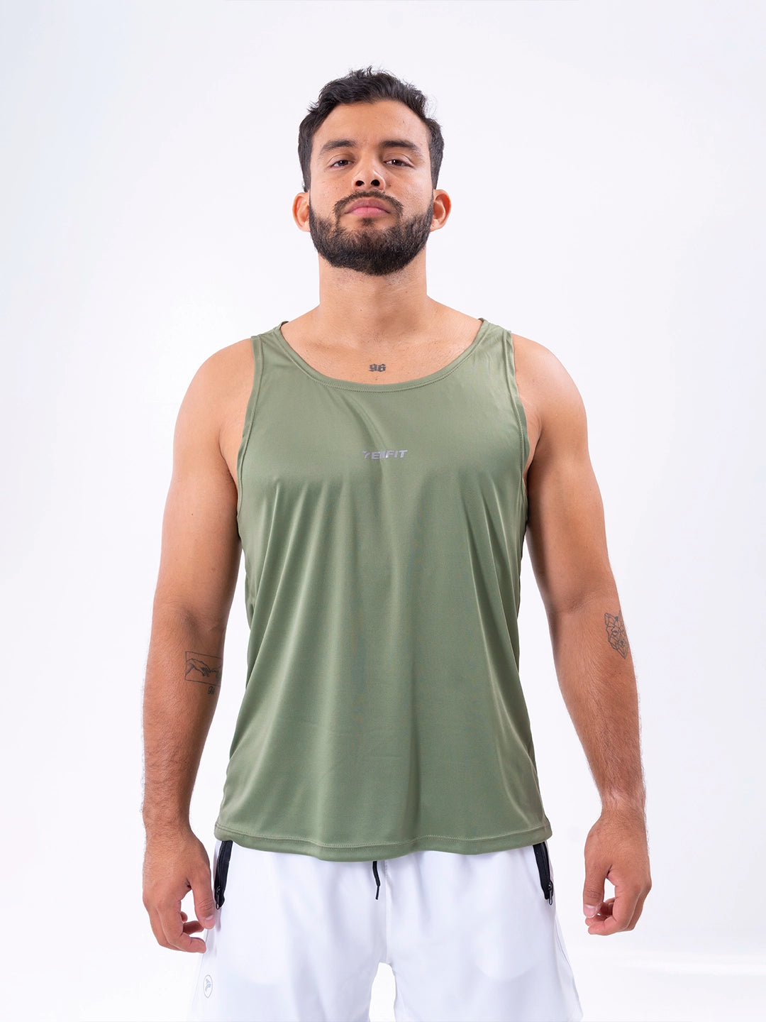 CAMISILLA VELOCITY  - VERDE MILITAR