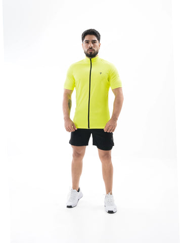 Camiseta Rolling Pro Hombre - Amarillo Neon