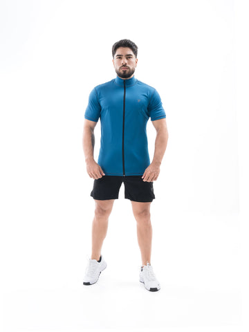 Camiseta Rolling Pro Hombre - Azul Petroleo