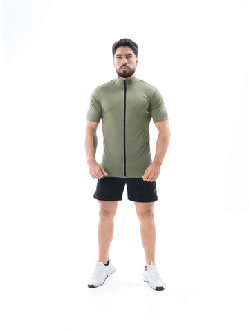 Camiseta Rolling Pro Hombre - Verde Militar