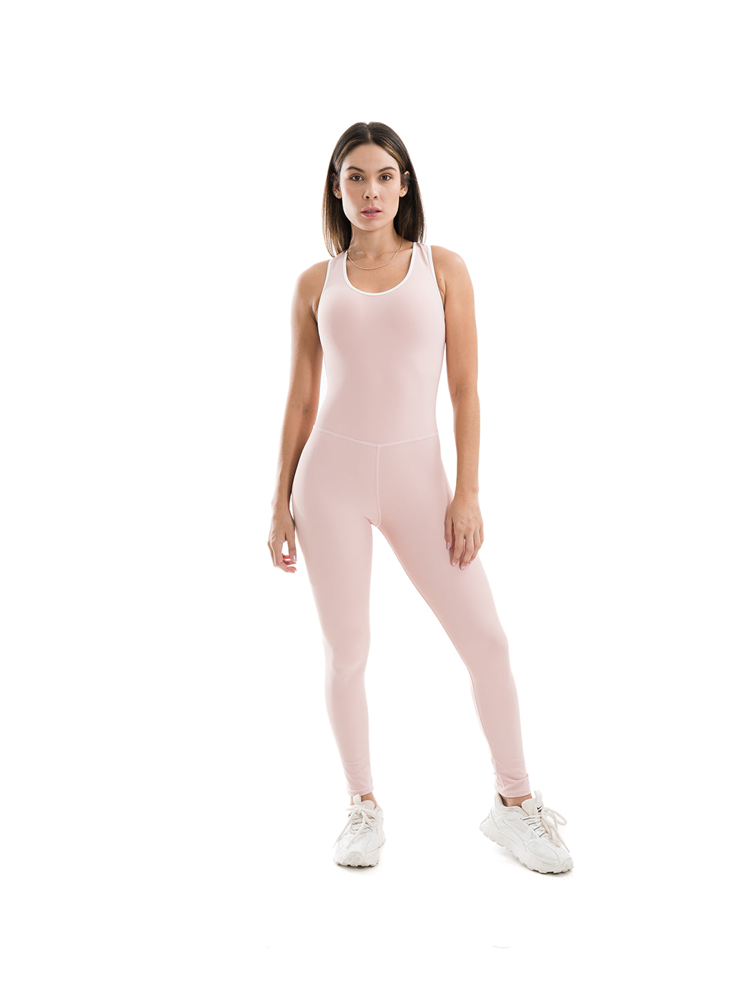 Enterizo Deportivo Winter para Mujer - Rosa Crepe Claro
