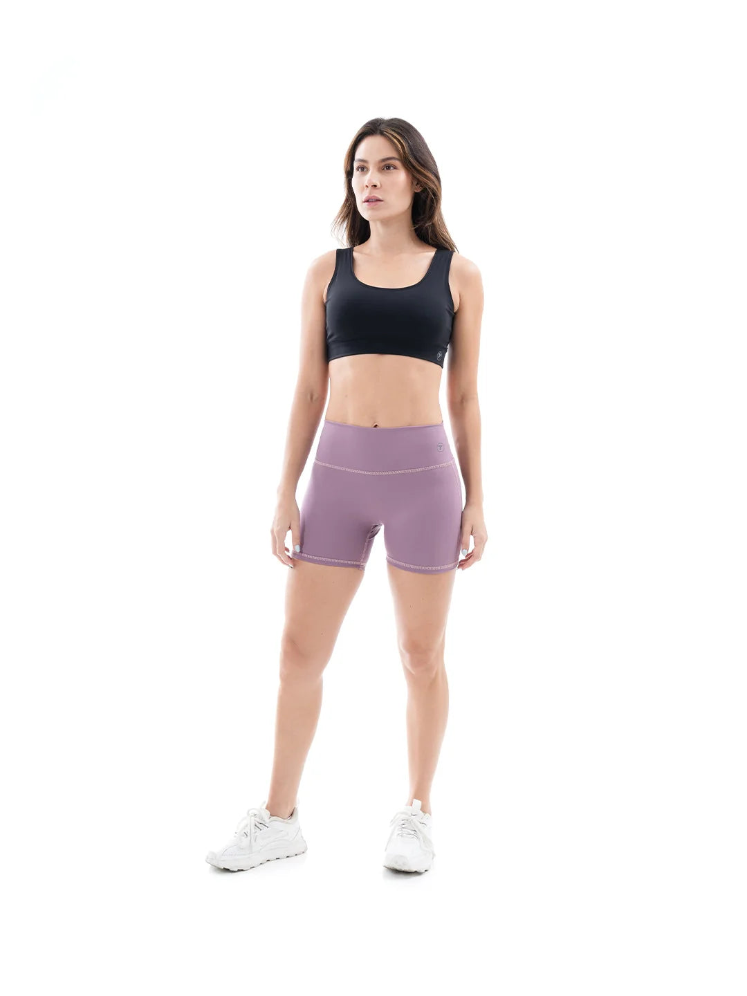 Short Deportivo de Mujer Vibrant - Mora en Leche