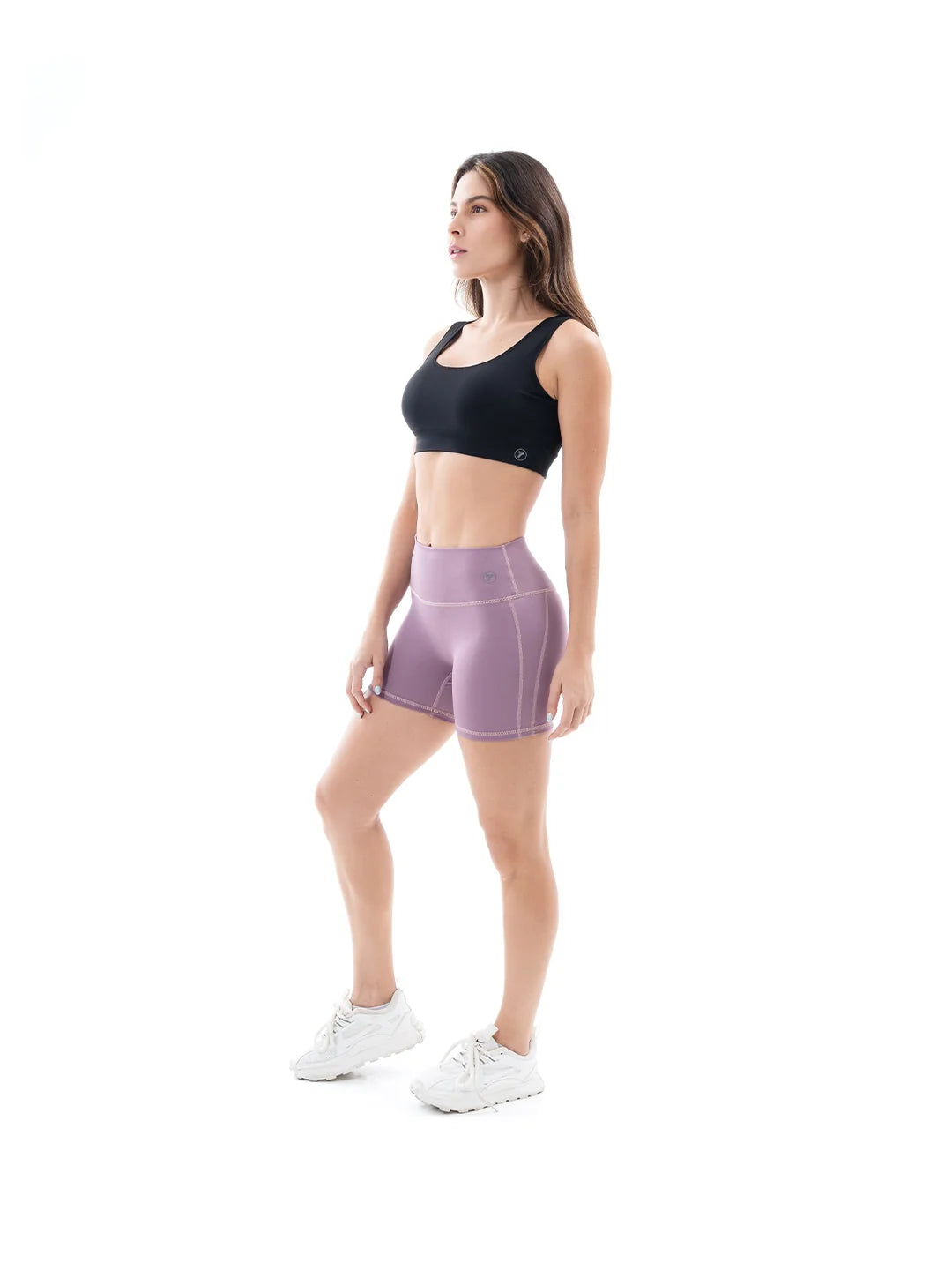 Short Deportivo de Mujer Vibrant - Mora en Leche