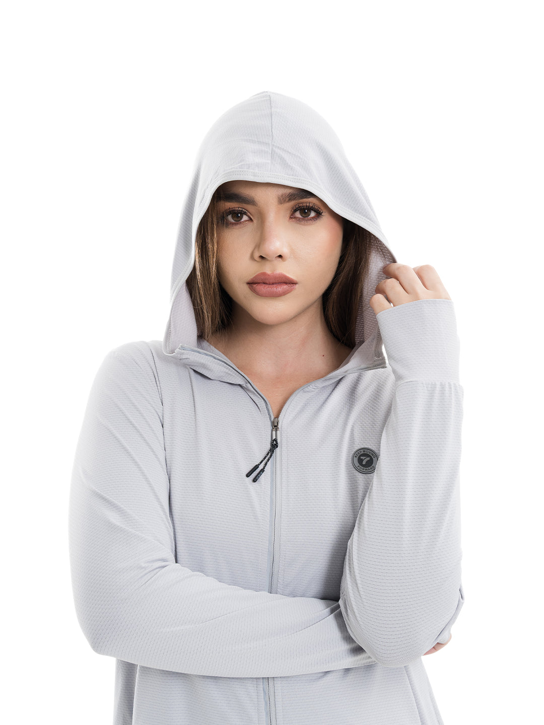 Chaqueta Deportiva Mujer Luxactive - Gris Claro