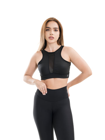 CONJUNTO NYLON - NEGRO