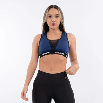 TOP PAULA - AZUL TURQUI