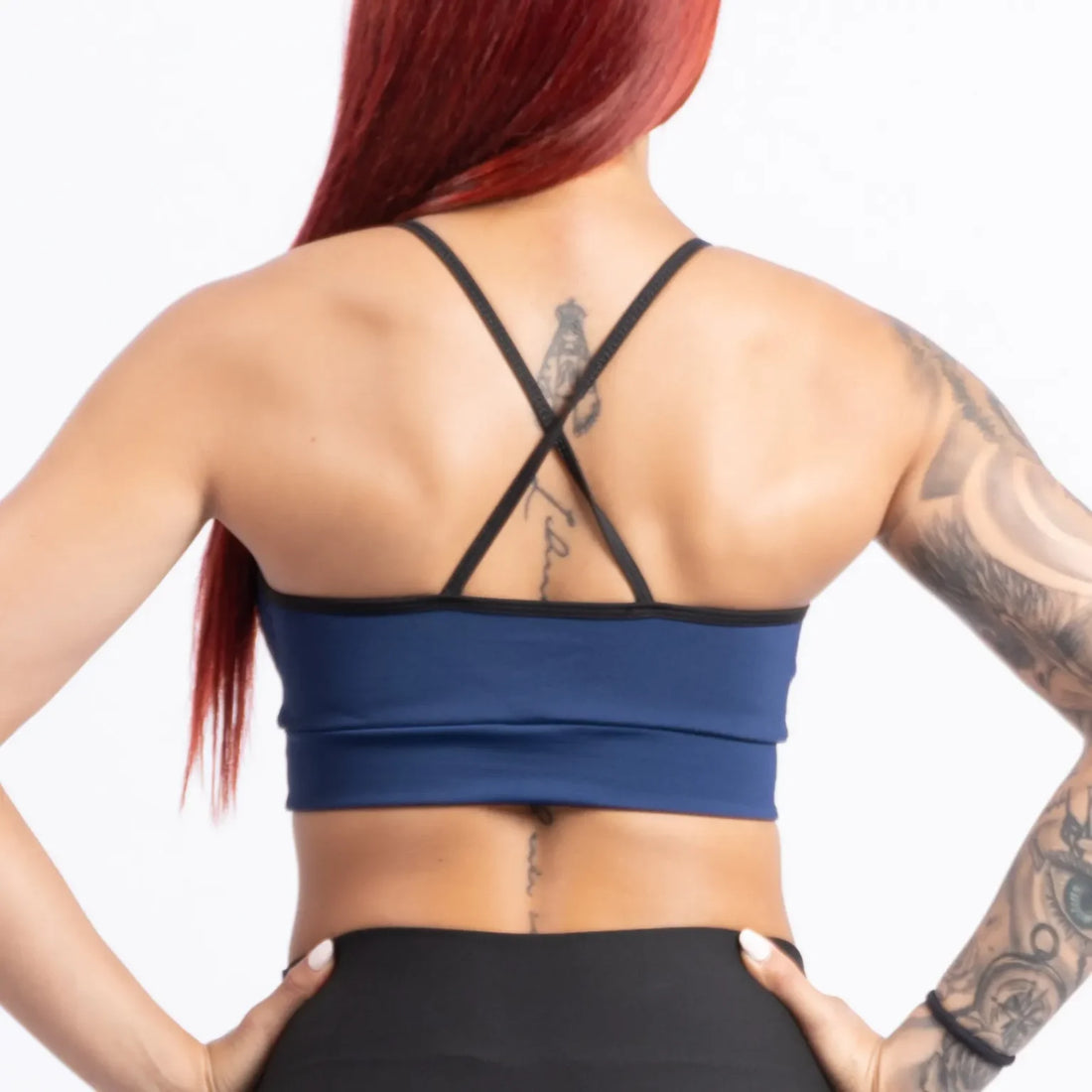 TOP KARINA UNICOLOR - AZUL TURQUI