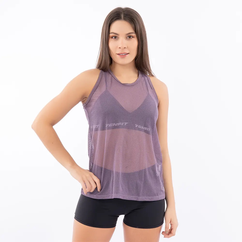 BLUSA ESQUELETO MALLA-UVA METALIZADO