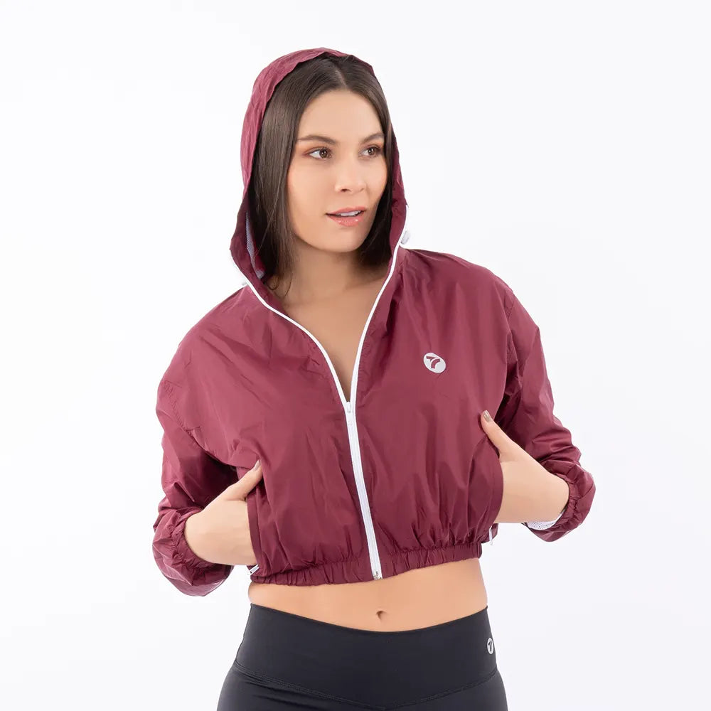 CHAQUETA SPARTA KORT DAMA - VINOTINTO