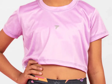 BLUSA MANGA CORTA TINY - LILA OSCURO