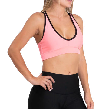 TOP DIANA UNICOLOR - ROSA NEON