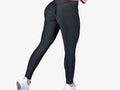 LEGGINS PUSH UP UNICOLOR - NEGRO - Tenfit - Ropa Deportiva