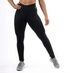 LEGGINS PUSH UP UNICOLOR - NEGRO - Tenfit - Ropa Deportiva