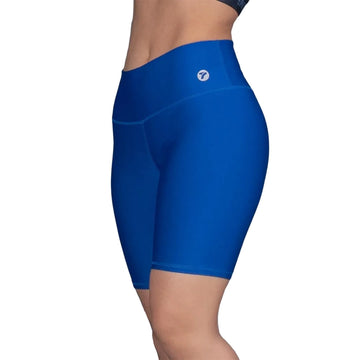 SHORT MEDIA PIERNA UNICOLOR - AZUL REY