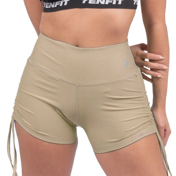 SHORT CORD - CAQUI METALIZADO
