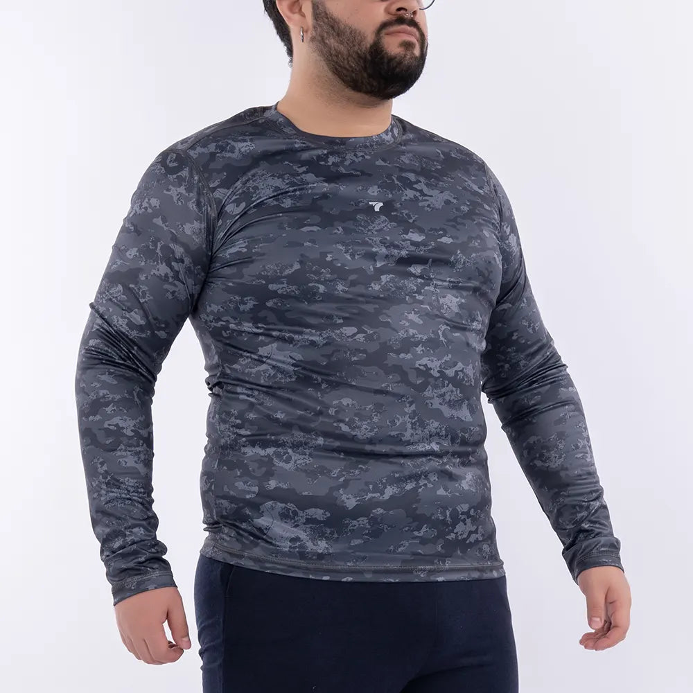 BUZO COMPRESION SUBLIMADO PLUS SIZE - H - Tenfit - Ropa Deportiva