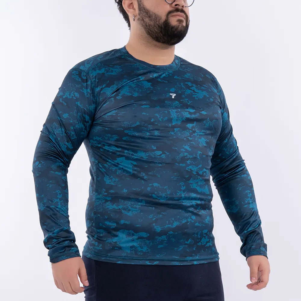 BUZO COMPRESION SUBLIMADO PLUS SIZE - H - Tenfit - Ropa Deportiva